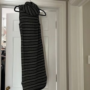 Intermix brand, black with white horizontal stripes. Never worn no tags